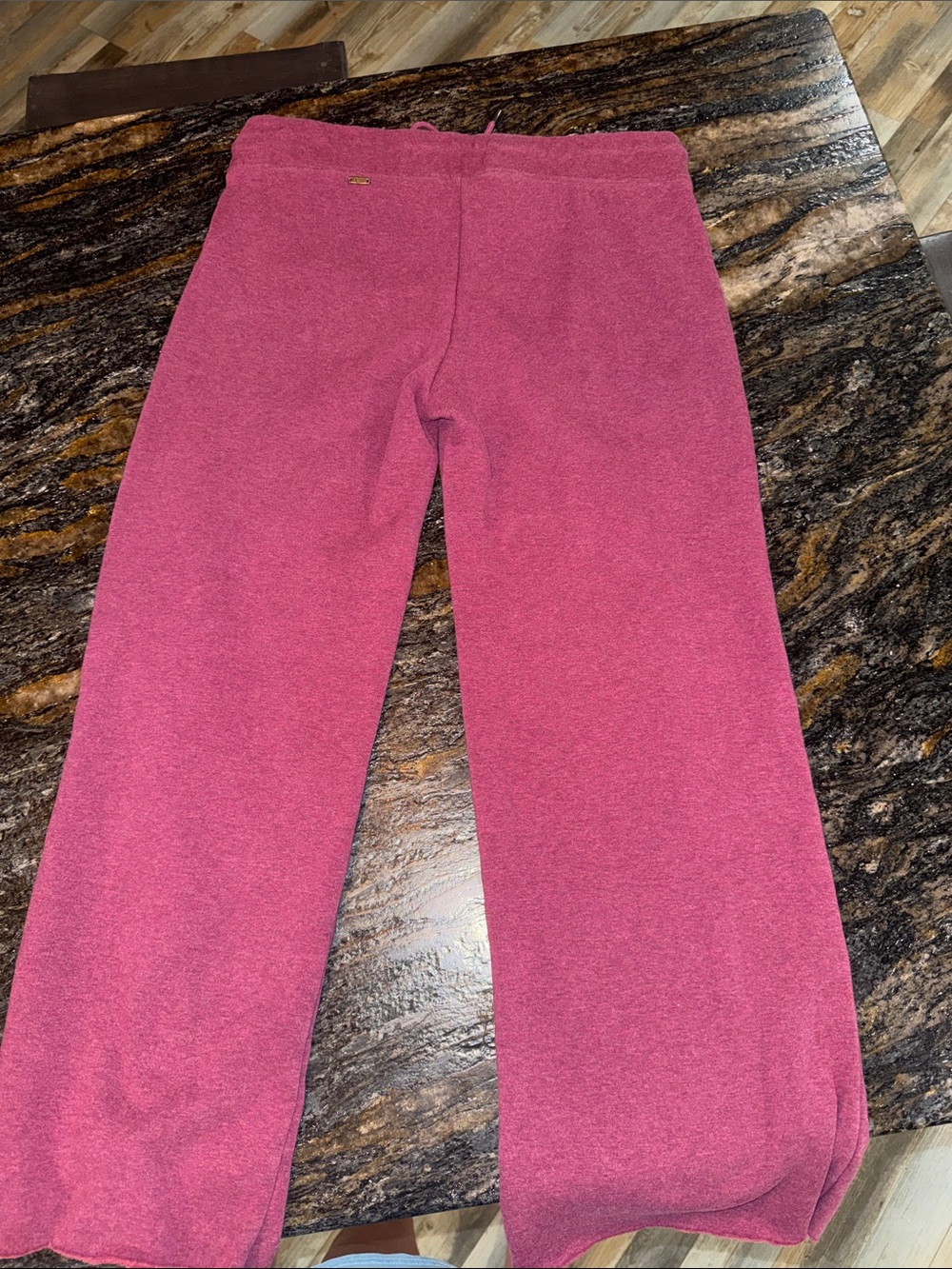 UGG Girls' Raspberry Pink Drawstring Sweatpants - Picture 3 of 4